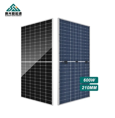 620Watt PV 태양 전지 패널 Inmetro 인증 반 셀 Perc 210mm 주거용