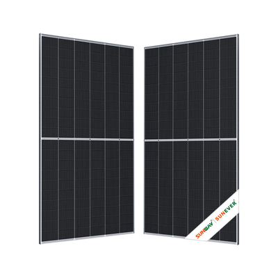 620Watt PV 태양 전지 패널 Inmetro 인증 반 셀 Perc 210mm 주거용