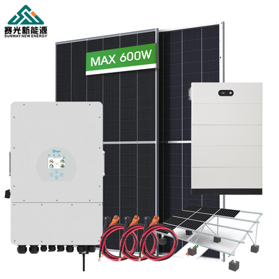 MPPT 8kw 하이브리드 태양 에너지 시스템 CE/RoHS/UN38.3/MSDS 인증