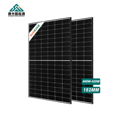 400W 410W PV 태양 전지 패널과 Imp 12.7-13.2A 그리고 낮은 철 유리
