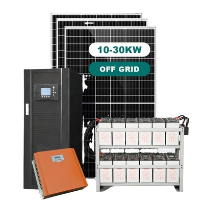 오프 그리드 15KW 단독 태양 전지 시스템 가정용 상업용 애플리케이션