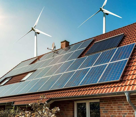 10KW 3단계 380VAC PV 패널 통합과 함께 네트워크 풍력 발전기 시스템