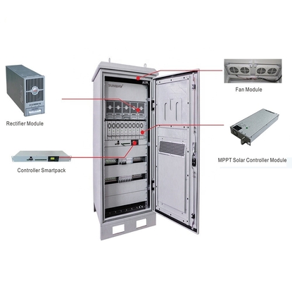 220vac 8kw 6kw 태양 전지 패널 및 배터리 시스템 야외 UPS 배터리