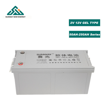 OEM/ODM 허용 태양 에너지 시스템용 12V 밀폐 젤 배터리 150ah 200ah 250ah