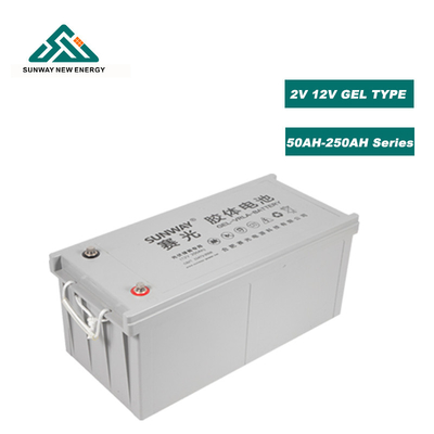 OEM/ODM 허용 태양 에너지 시스템용 12V 밀폐 젤 배터리 150ah 200ah 250ah