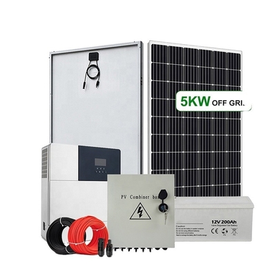 5-10kWh 출력 전력 범위 48V 300Ah 400Ah 배터리 용량 전력망 종료 태양 전지 패널 시스템