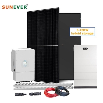 라이프포4 배터리 하이브리드 태양 에너지 시스템 3단계 5kw 8kw 10kw 48v