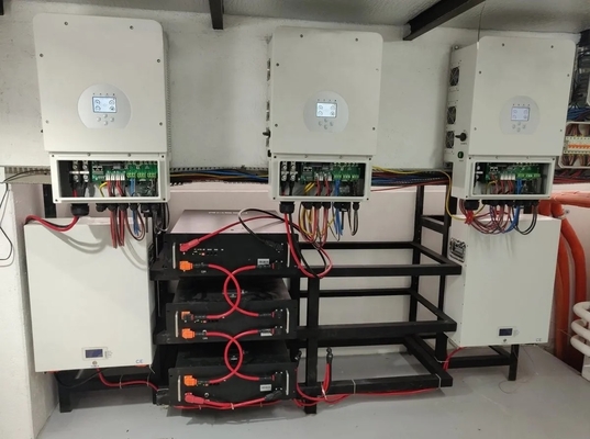 하이브리드 모드 5kw 6kw 8kw 10kw 태양광 발전 시스템 410-700Watt 태양 전지 패널
