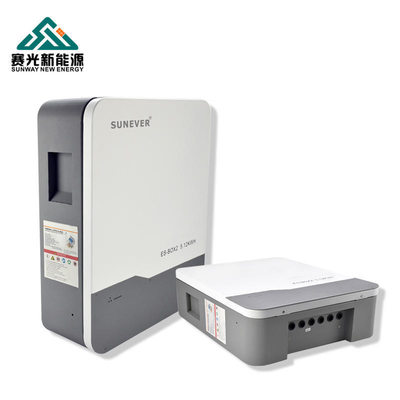 태양 에너지 저장 시스템용 벽에 장착된 5kWh 10kWh LiFePO4 인산화력 배터리
