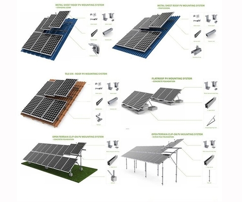 데이 하이브리드 인버터 3kw 5kw 8kw 및 MPPT 컨트롤러와 함께 완전한 태양 에너지 시스템
