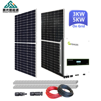 3kw 5kw 10kw 온그리드 태양계 20kw 30kw 40kw 완전 홈