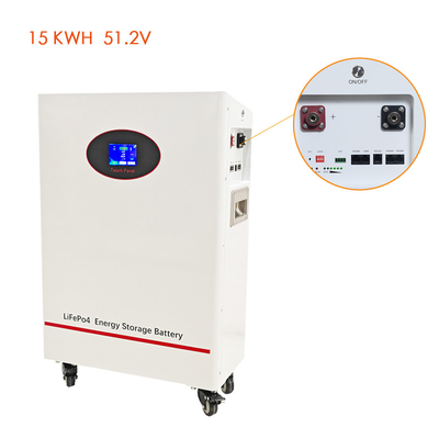 6000배 더 깊은 사이클 스테인드 타입 15KWH 리?? 철 배터리 5년 보증