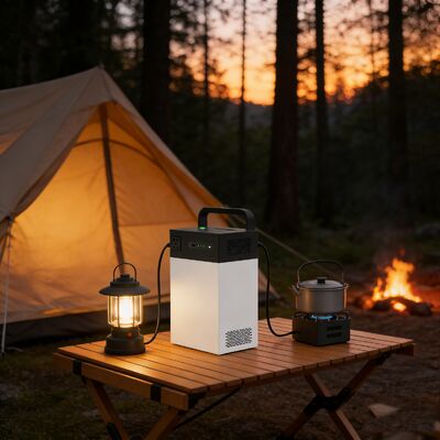 일괄용 태양광 에너지 시스템 1004.8Wh 500W 리?? 철 ESS, 듀얼 충전 모드 및 실내 및 실외 다재다능성