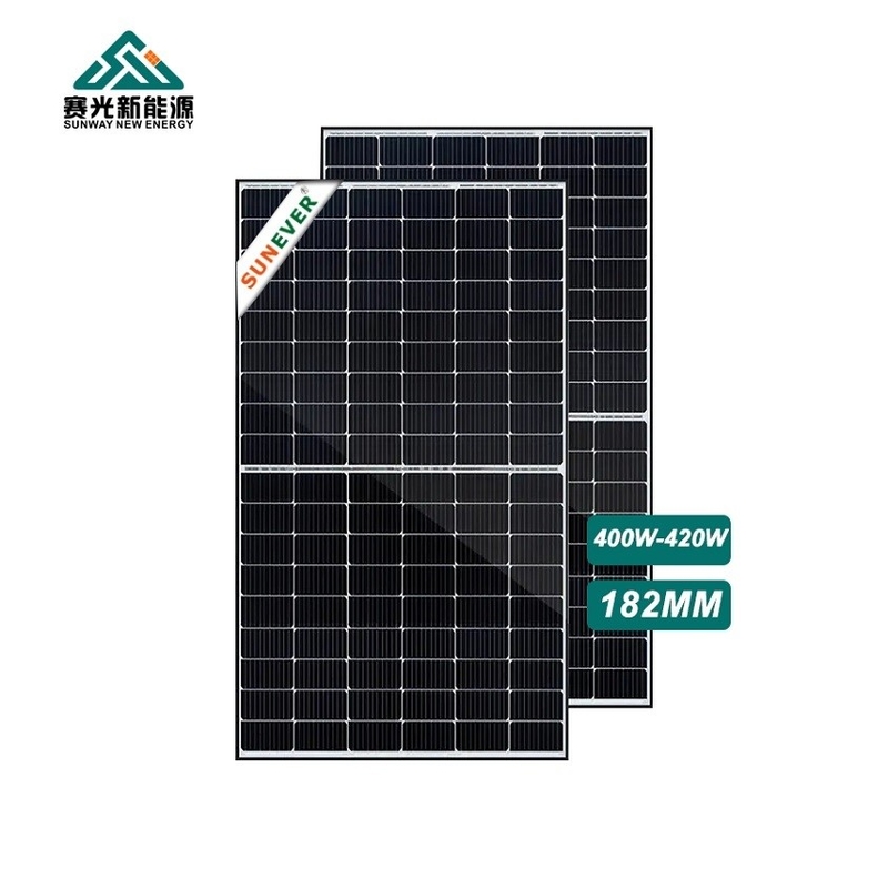 400W 410W PV 태양 전지 패널과 Imp 12.7-13.2A 그리고 낮은 철 유리