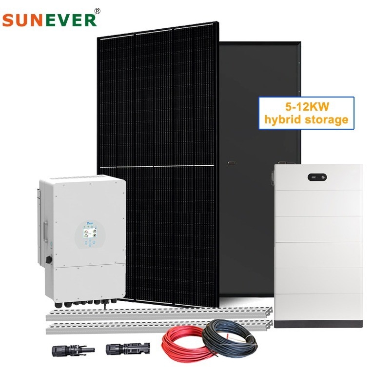 50hz 출력 주파수 가정용 태양광 발전 시스템 집용 완전 키트 5kw 8kw 10kw 12kw