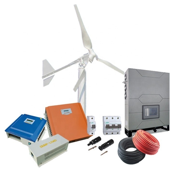 10KW 3단계 380VAC PV 패널 통합과 함께 네트워크 풍력 발전기 시스템