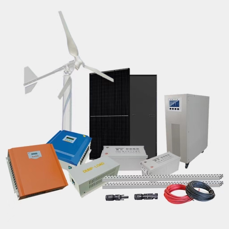 10Kw 오프 그리드 풍력 발전기 원격지역의 풍력 하이브리드 발전 시스템