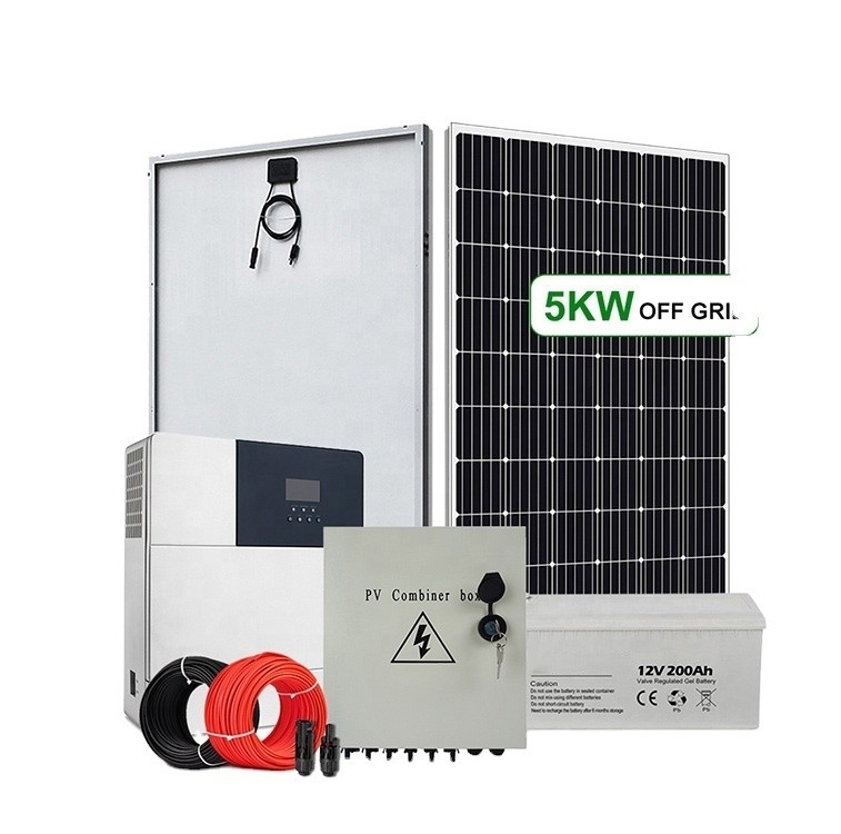 5-10kWh 출력 전력 범위 48V 300Ah 400Ah 배터리 용량 전력망 종료 태양 전지 패널 시스템