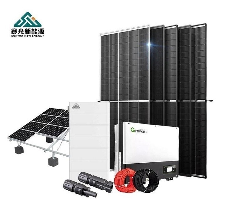 MPPT 6kW 태양광 태양광 시스템 가정용 태양광 시스템 24시간 작업 시간