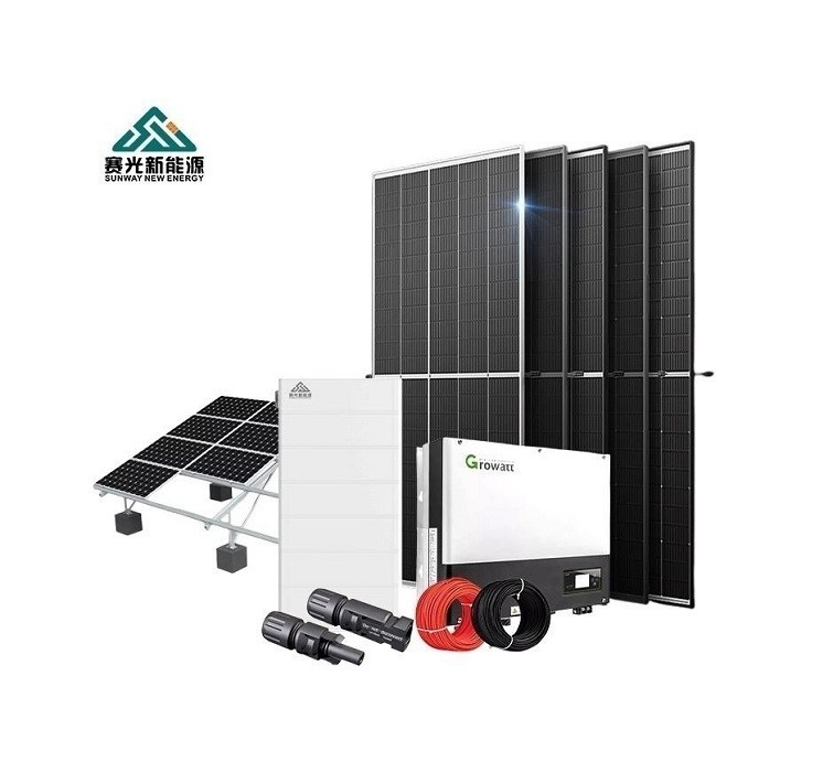 5kva 태양광 저장 시스템 5kw 10kw 12kw 하이브리드 태양광 패널 시스템 가정용