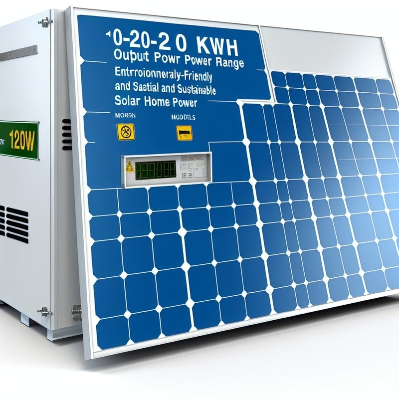 10-20 KWh 출력 전력 범위 환경 친화적 인 태양 전지 패널 시스템 환경 친화적 인 지속 가능한 태양 전지