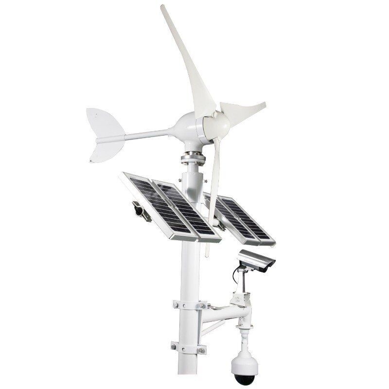 300W 600W 스마트 풍력 태양 전기 에너지 절감 LED 거리 빛 CCTV 카메라 4g 5G와 야외 태양광 빛