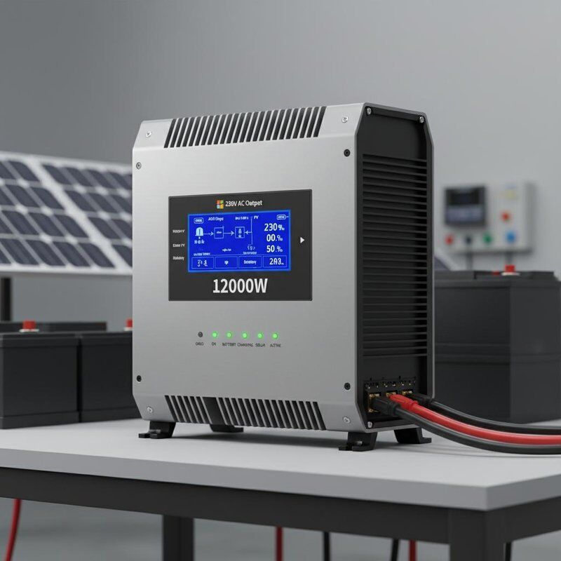 120000W SWI 미국 하이브리드 태양광 인버터 온/오프 그리드 230V 고용량 인버터, 포괄적인 태양광 에너지 솔루션 제공
