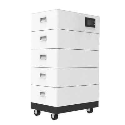 48V 100ah 200ah 인버터와 맞물려있는 가정용 에너지 저장 장치용 스택 할 수 있는 리온 이온 배터리 모듈