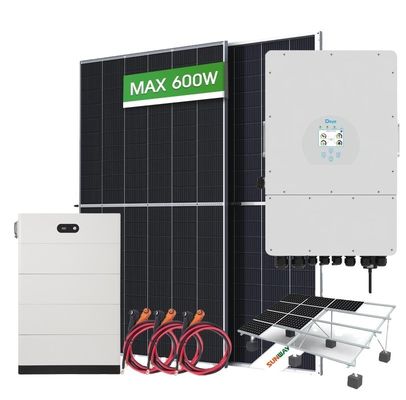 10kw 3단계 20kw 하이브리드 태양계 220v/380v 출력 전압