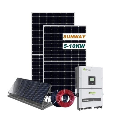 220VAC 10kw 가정용 태양광 발전 시스템 상업적 장점 50HZ