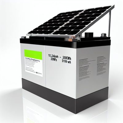 태양 에너지 저장 장치 10.24kWh-30kwh 에너지 및 5100Wh 명목 에너지 용량