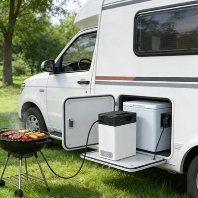 직관적인 모니터 - 태양광 에너지 시스템 500W 1004.8Wh – 실시간 SOC 표시 및 경량 설계를 갖춘 MPPT 지원 ESS