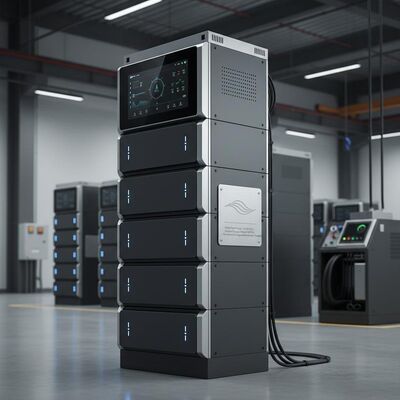 명목 에너지 용량 5100 Wh를 특징으로 하는 10~20KWh 출력 범위 에너지 저장 시스템, 에너지 관리 및 그리드 지원용으로 설계됨
