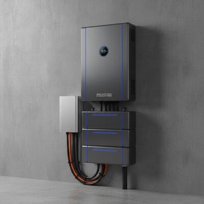 오프 그리드 태양광 저장 배터리 벽면 설치 방식 에너지 용량 10.24kWh ~ 30kWh 및 에너지 저장 솔루션